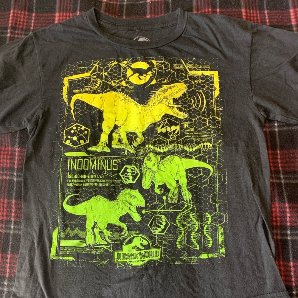 Jurassic world boy XS shirt